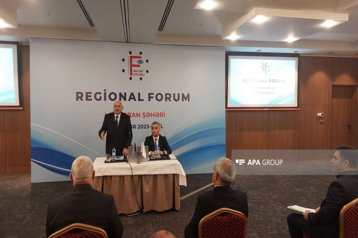 Lənkəranda Milli QHT Forumunun regional forumu keçirilib - FOTO