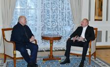 Sankt-Peterburqda Azərbaycan Prezidenti İlham Əliyevin Lukaşenko ilə görüşü olub - FOTO