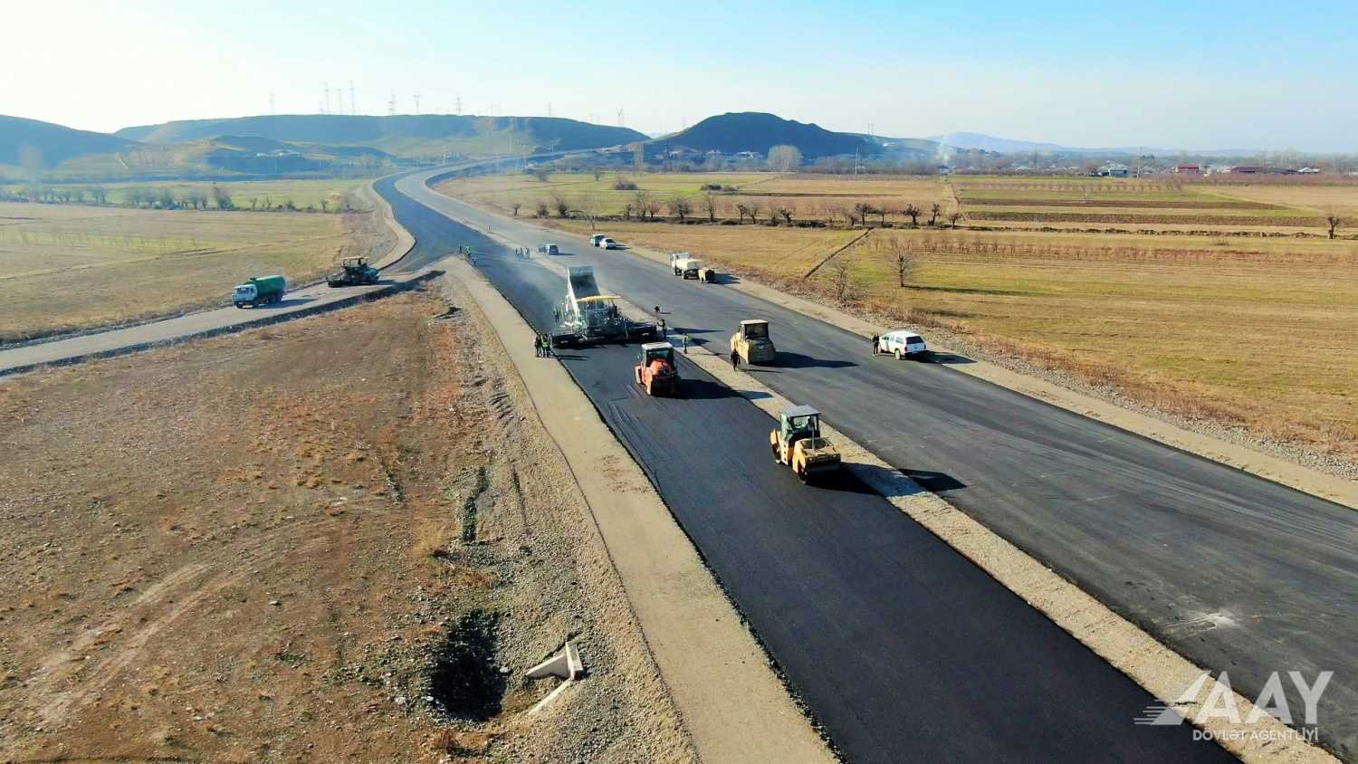 “Böyük İpək yolu”nun tərkib hissəsi olan yolda son vəziyyət - VİDEO