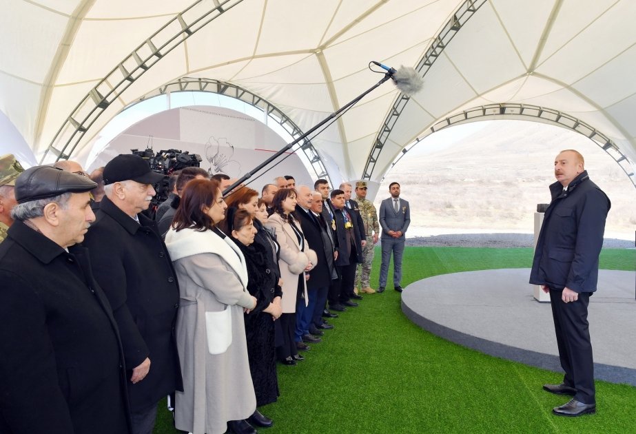 Prezident İlham Əliyev: Günahsız Xocalı qurbanlarının qisasını döyüş meydanında aldıq