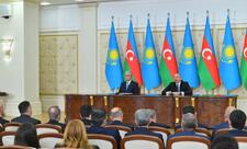 Prezident İlham Əliyev və Prezident Kasım-Jomart Tokayev mətbuata bəyanatlarla çıxış ediblər - YENİLƏNİB