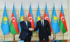 Prezident İlham Əliyev və Prezident Kasım-Jomart Tokayev mətbuata bəyanatlarla çıxış ediblər - YENİLƏNİB