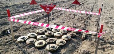 Ötən ay azad edilmiş ərazilərdə aşkarlanan minaların sayı açıqlanıb