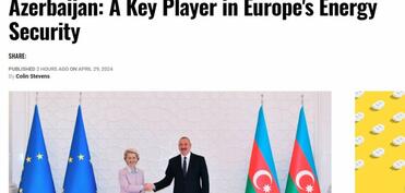 Azərbaycan Avropanın enerji təhlükəsizliyində əsas oyunçudur - “Europorter”