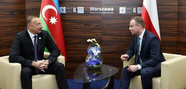 Prezident İlham Əliyev: Polşanın Cənubi Qafqazı əhatə edən mövqeyini yüksək qiymətləndiririk