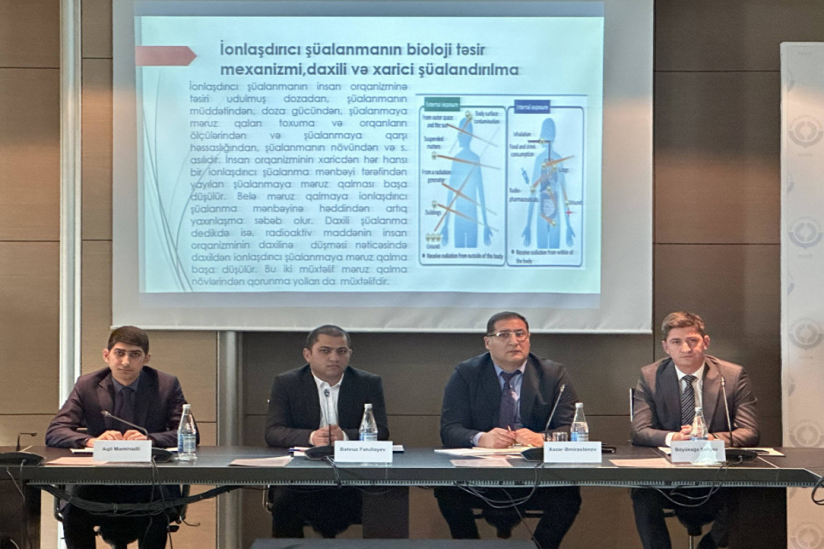 Nüvə və radiasiya təhlükəsizliyi mövzusunda təlim keçirilib
