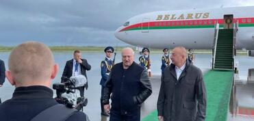 Алиев и Лукашенко в Физули