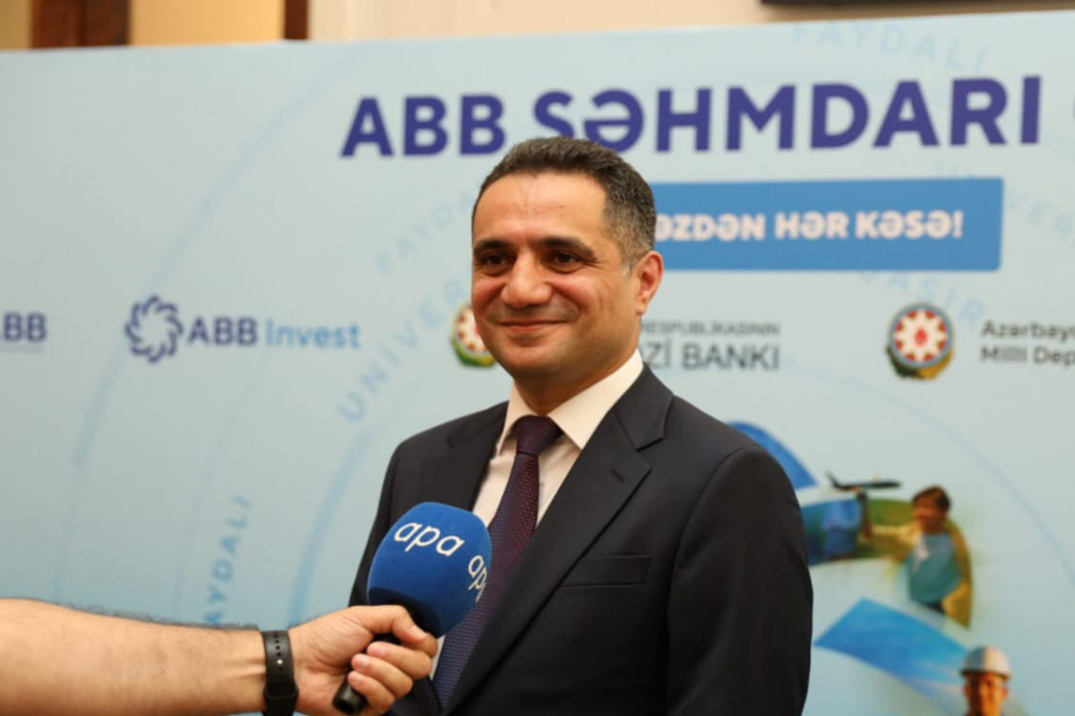 Abbas İbrahimov: "ABB Qrup"un xalis mənfəəti bu il 380 mln. manatdan çox olacaq