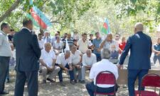Elçin Mirzəbəyli Ərəbuşağı və Padarqışlaq kəndlərində seçicilərlə görüşüb