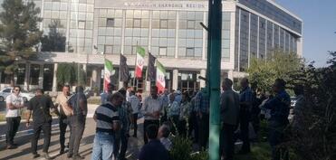 Təbrizdə işçilər etiraz aksiyası keçirdilər