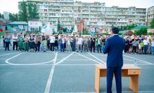 Qüdrət Həsənquliyev seçicilərlə görüş keçirib