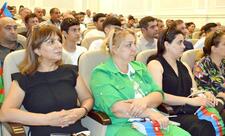 Elçin Mirzəbəyli Ağsu Mədəniyyət Evində seçicilərlə görüşüb