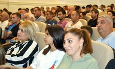 Elçin Mirzəbəyli Ağsu Mədəniyyət Evində seçicilərlə görüşüb