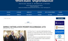İtaliya mediası Prezident İlham Əliyevin bu ölkəyə səfərini geniş işıqlandırıb