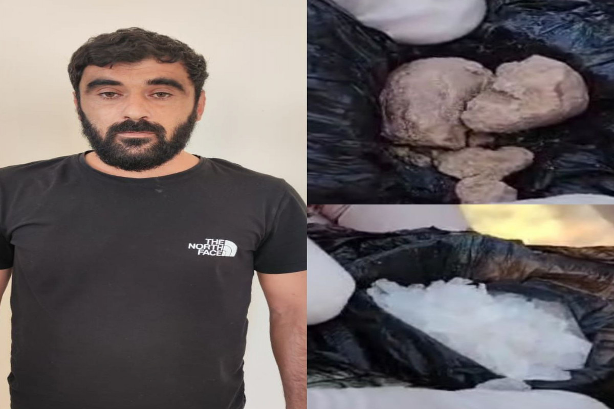 Xızıda İran vətəndaşından metamfetamin və heroin almış şəxs saxlanılıb