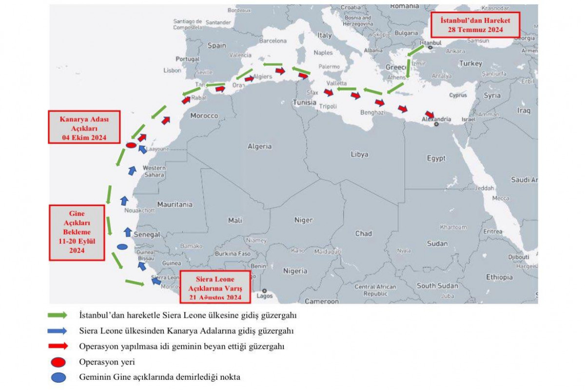 Sierra Leoneyə narkotik aparan gəmidə İki Azərbaycan vətəndaşı saxlanılıb