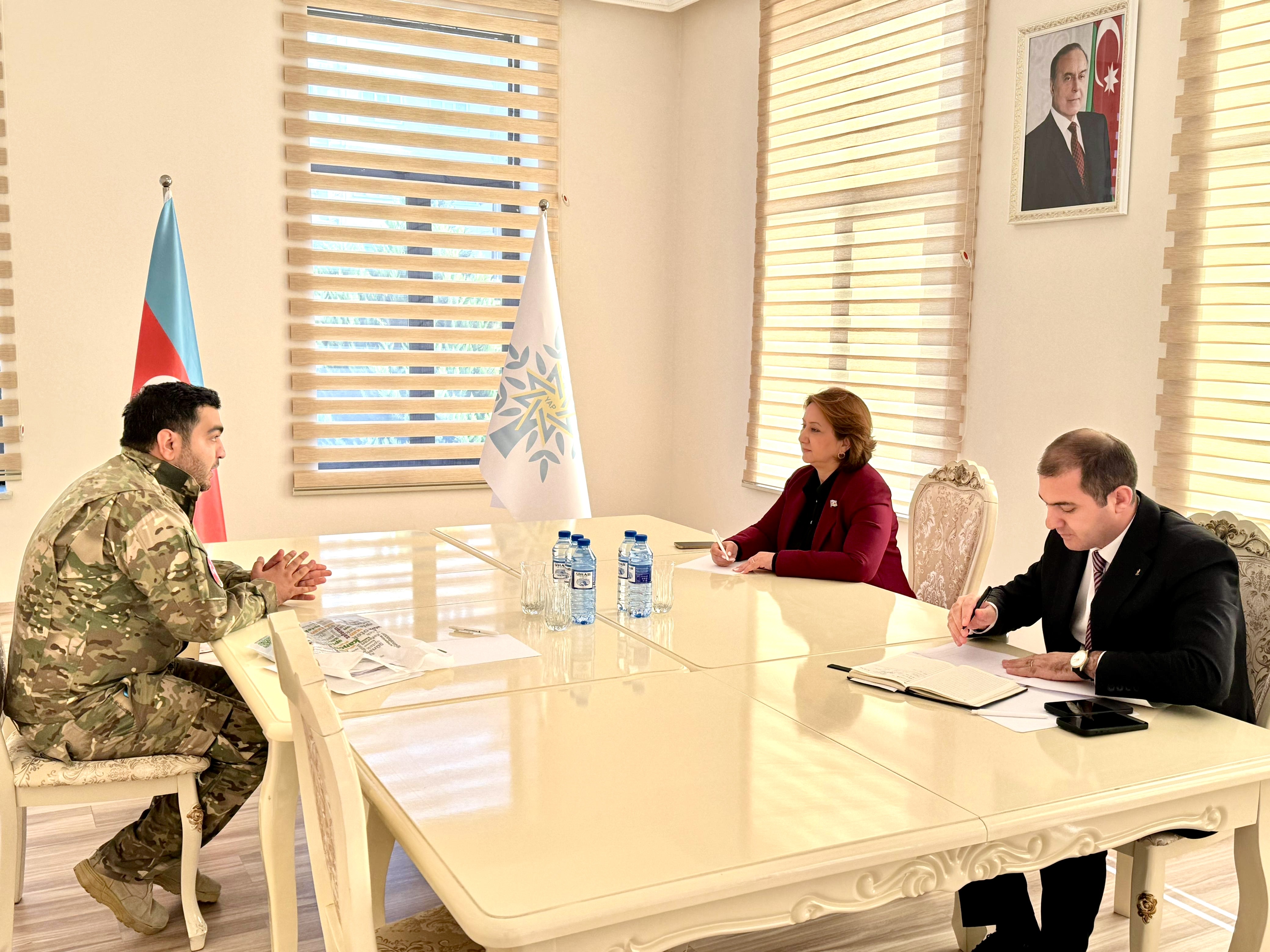 Deputat Mehriban Vəliyeva vətəndaşlarla qəbul keçirdi