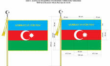 Prezidentin Təhlükəsizlik Xidmətinin Milli Qvardiyasının Döyüş Bayrağının təsviri təsdiqlənib