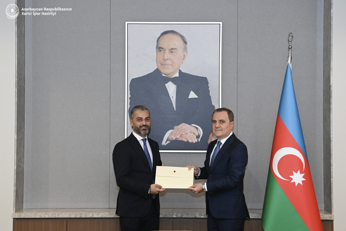 Ceyhun Bayramov Albaniyanın ölkəmizdə yeni təyin olunmuş səfiri ilə görüşüb