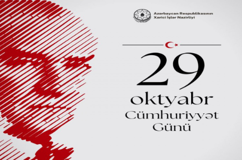 Azərbaycan XİN Türkiyəni Cümhuriyyət Günü münasibətilə təbrik edib