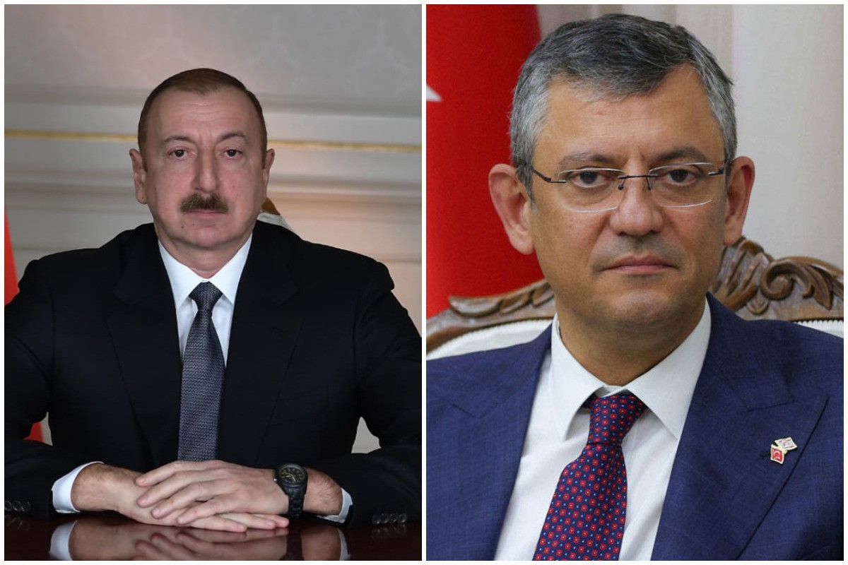 CHP sədri Özgür Özəl Prezident İlham Əliyevə zəng edib