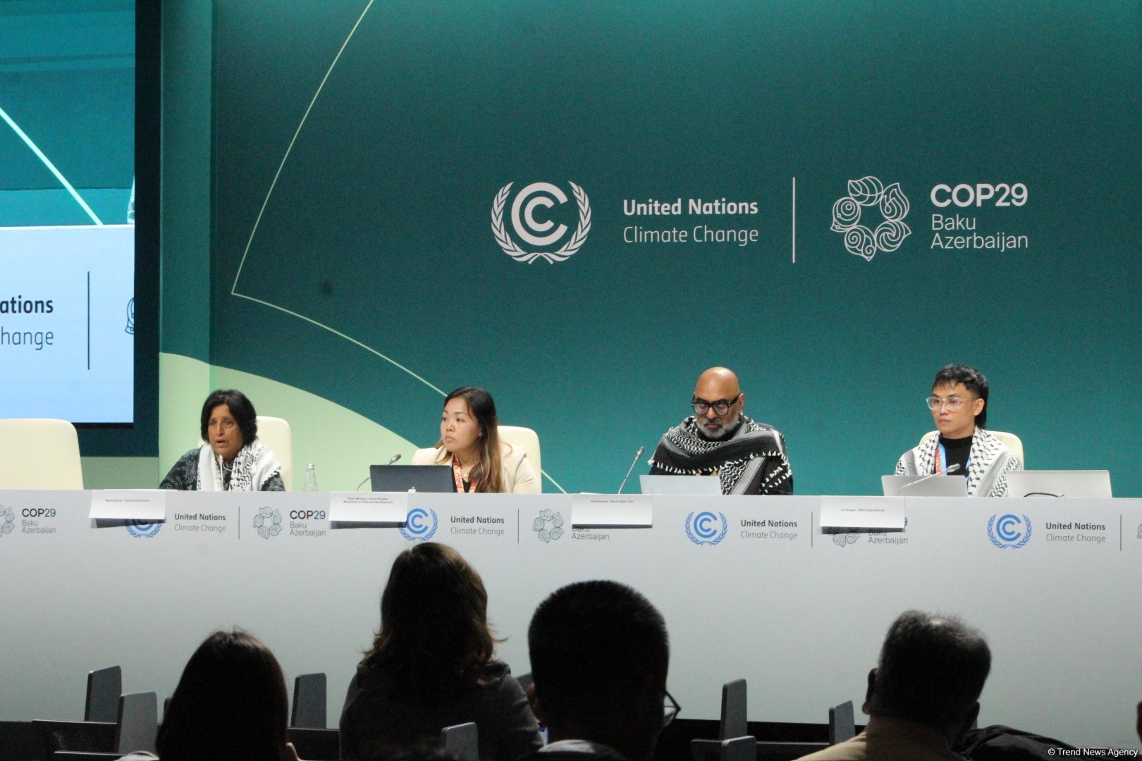 COP29-da “İqlim ədalətini tələb etmək üçün qlobal kampaniya” mövzusunda panel müzakirəsi keçirilib - FOTO