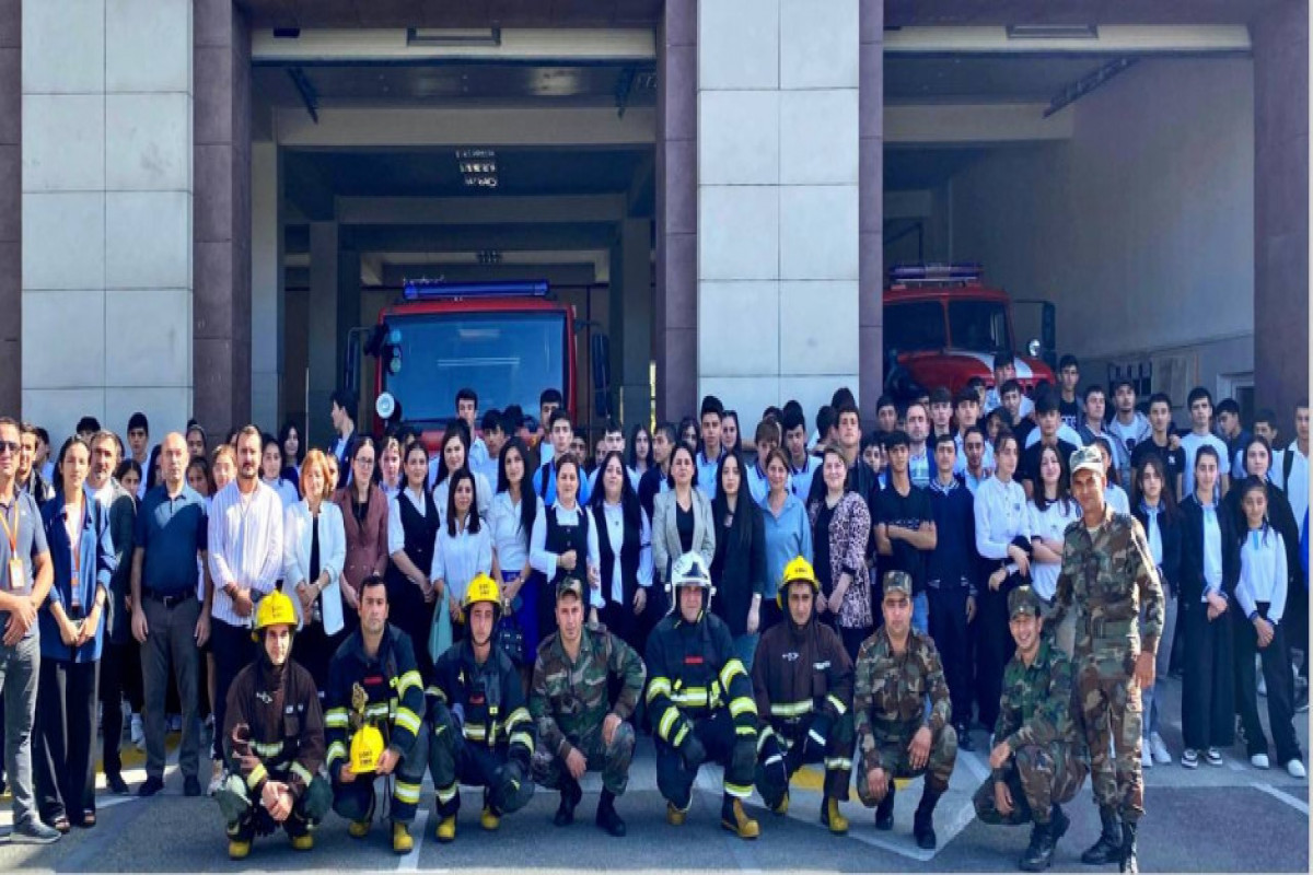 FHN-in Dövlət Yanğından Mühafizə Xidməti “açıq qapı” günü keçirib