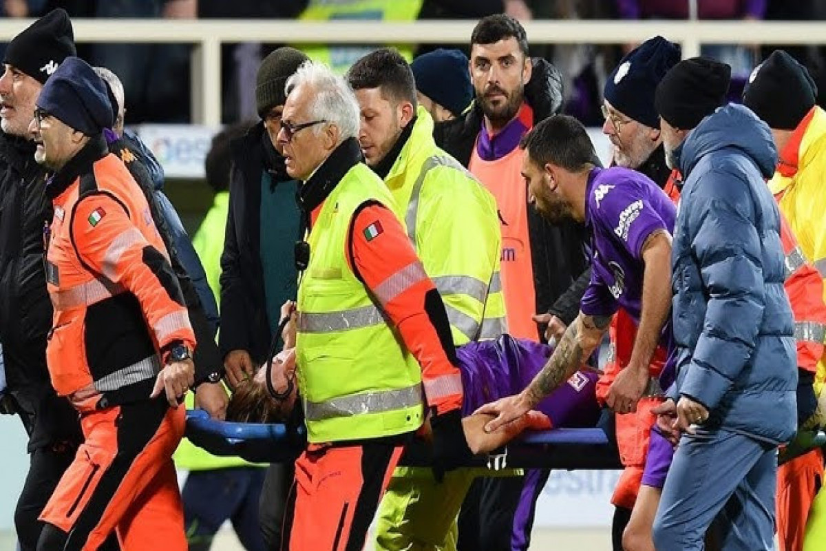 "Fiorentina"nın "İnter"lə oyunda huşunu itirən futbolçusunun vəziyyəti açıqlanıb