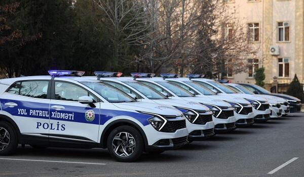 Naxçıvan polisinə yeni maşınlar verildi - Foto