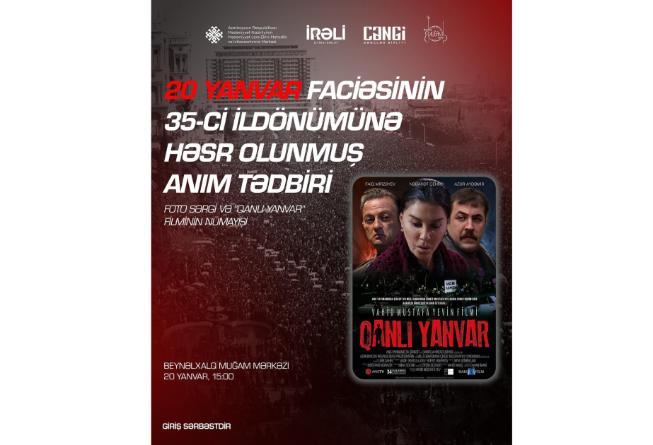 20 Yanvar faciəsi ilə bağlı anım tədbiri keçiriləcək