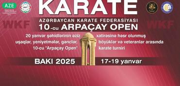 17-19 yanvar 2025-ci il tarixlərində 10-cu "Arpaçay Open" turniri keçiriləcək