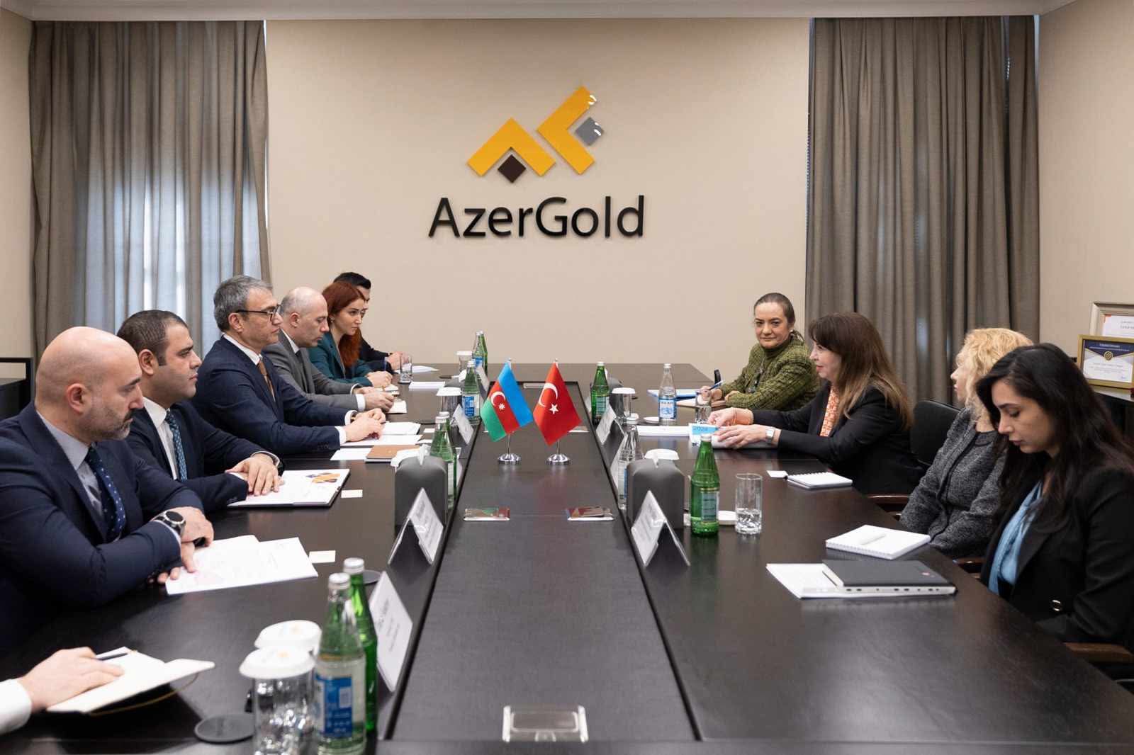 “AzerGold”da Türkiyənin Xarici İşlər Nazirliyinin nümayəndə heyəti ilə görüş keçirilib