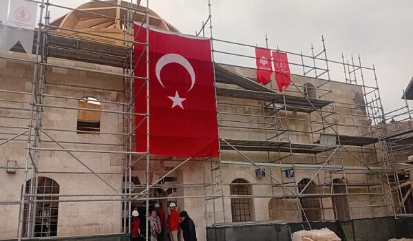 Türkiyənin ilk məscidi bərpa olunur - Foto