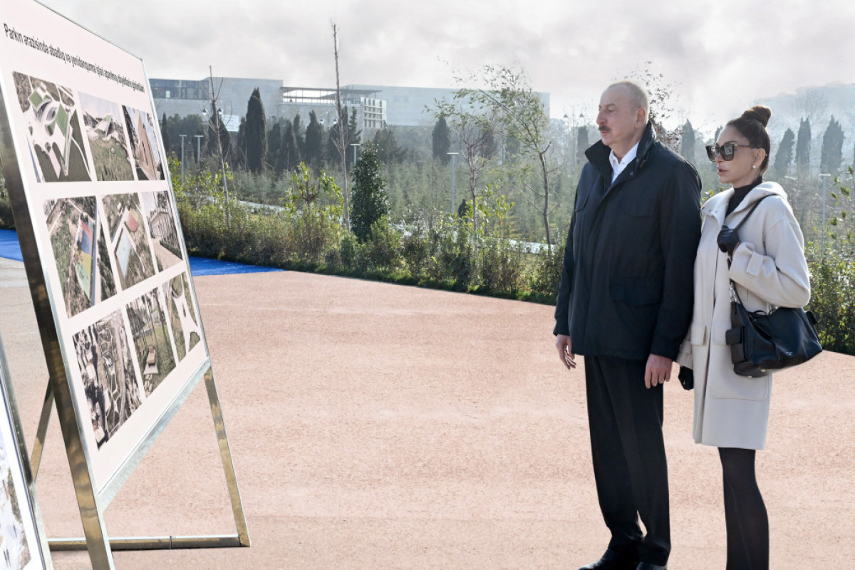 İlham Əliyev Bakıda bu yeni parkın açılışında iştirak etdi