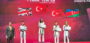 Daha bir taekvondoçumuz Türkiyədəki beynəlxalq turnirdə medal qazanıb