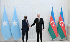 Somali Prezidentinin rəsmi qarşılanma mərasimi olub - FOTO