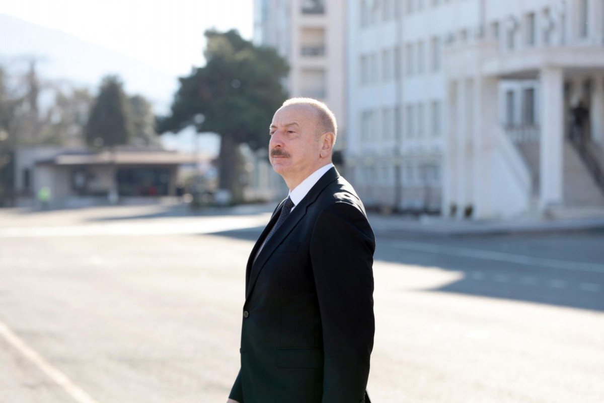 Алиев отправился в Ходжалы