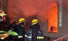 Xırdalanda iaşə obyektində güclü yanğın olub, 45 sakin təxliyə edilib - FOTO - YENİLƏNİB