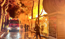 Xırdalanda iaşə obyektində güclü yanğın olub, 45 sakin təxliyə edilib - FOTO - YENİLƏNİB