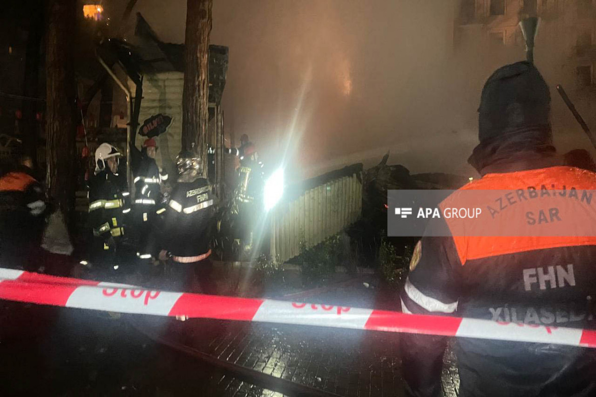 Xırdalanda iaşə obyektində güclü yanğın olub, 45 sakin təxliyə edilib - FOTO - YENİLƏNİB