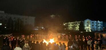 Xankəndi, Xocalı və Ağdərədə bayram tonqalları qalanıb - Foto