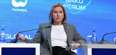 Tsipi Livni: Azərbaycan Yaxın Şərqdə sülh təşəbbüslərində aktiv rol oynaya bilər