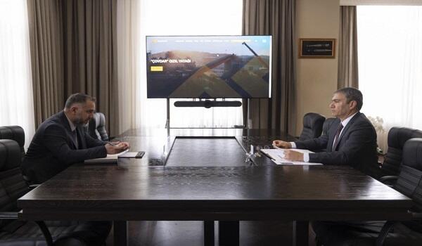 İbrahimov "Yüksəliş"in qalibi ilə görüşdü - Foto