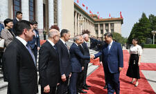 Azərbaycan Prezidentinin Çində rəsmi qarşılanma mərasimi olub - FOTO/ YENİLƏNİB