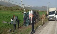 Türkiyədə sərnişin avtobusu aşıb: 28 yaralı var