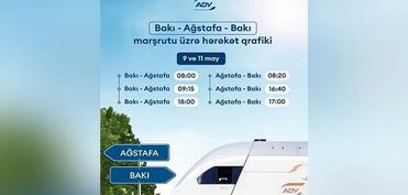 Ağstafa marşrutu üzrə əlavə qatar reysləri təşkil edildi