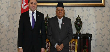 Nepal Prezidenti Azərbaycan XİN rəhbərinin müavinini qəbul edib
