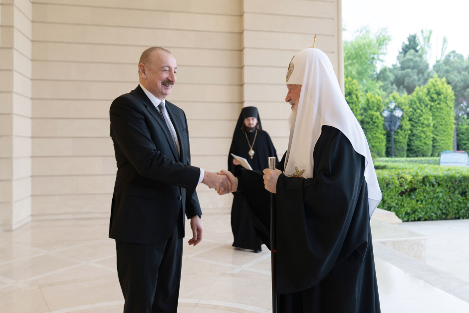 Azərbaycan Prezidenti İlham Əliyev Moskvanın və Bütün Rusiyanın Patriarxı Kirill ilə görüşüb YENİLƏNİB