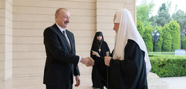 Azərbaycan Prezidenti İlham Əliyev Moskvanın və Bütün Rusiyanın Patriarxı Kirill ilə görüşüb YENİLƏNİB
