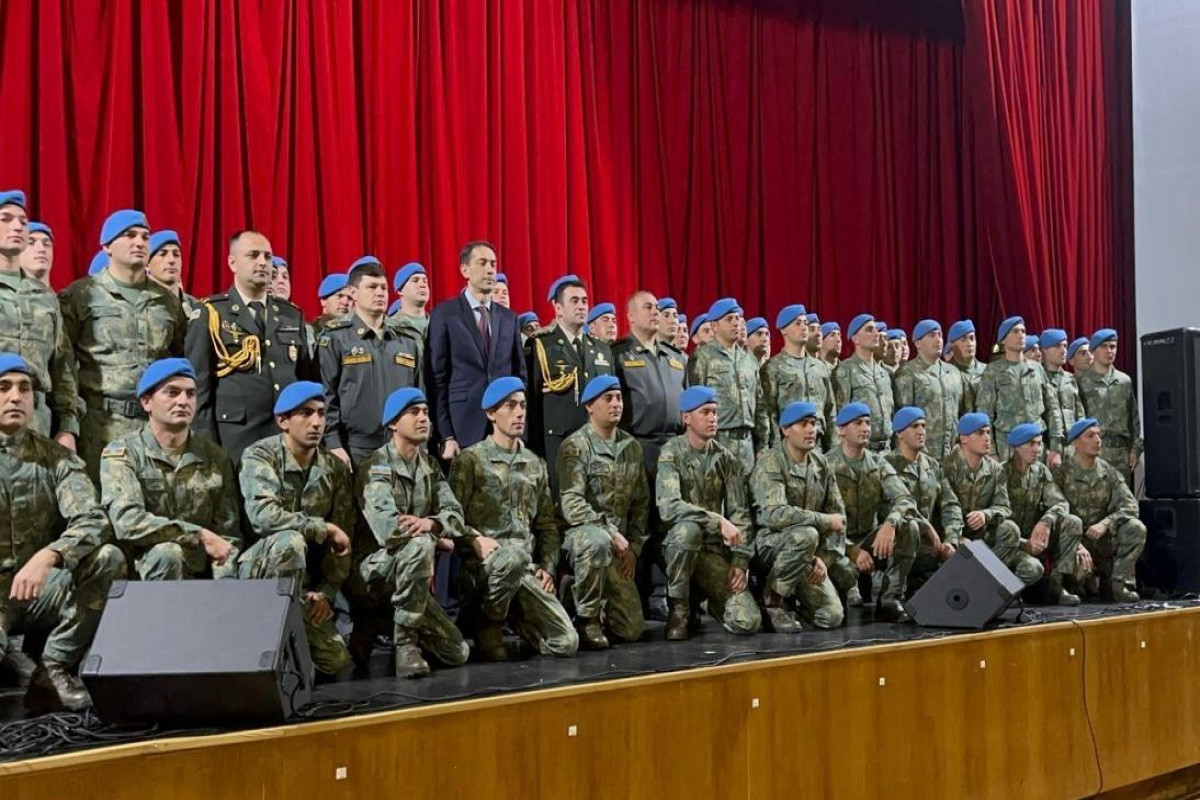 Moskvada Qələbə Paradında iştirak edəcək Azərbaycan hərbçiləri ilə görüş keçirilib - FOTO